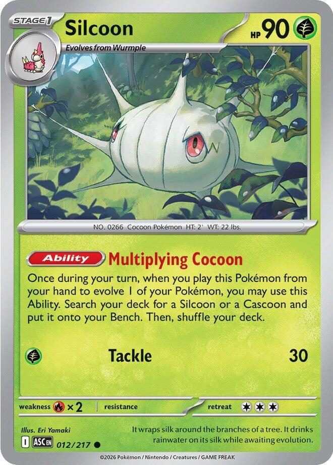 Silcoon (012/217) [Mega Evolution: Ascended Heroes] | Black Swamp Games