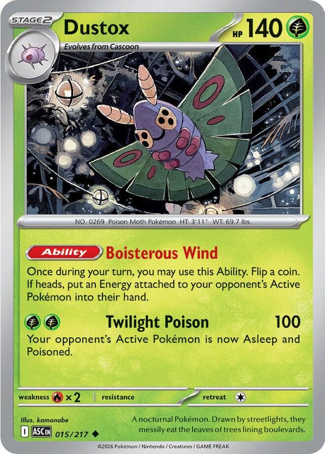 Dustox (015/217) [Mega Evolution: Ascended Heroes] | Black Swamp Games