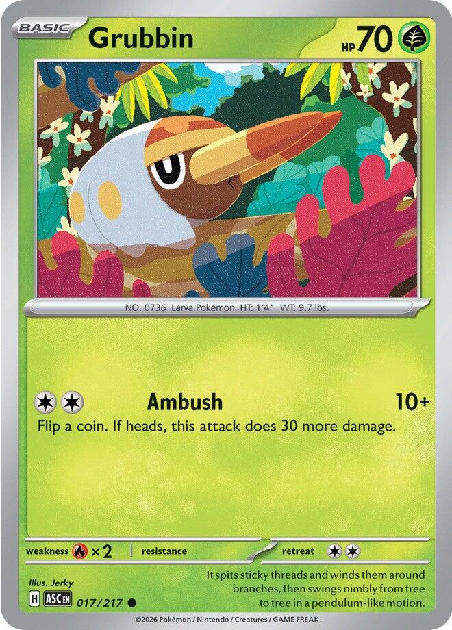 Grubbin (017/217) [Mega Evolution: Ascended Heroes] | Black Swamp Games
