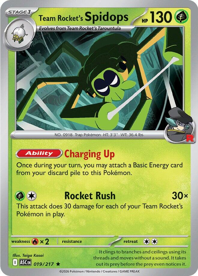 Team Rocket's Spidops (019/217) [Mega Evolution: Ascended Heroes] | Black Swamp Games