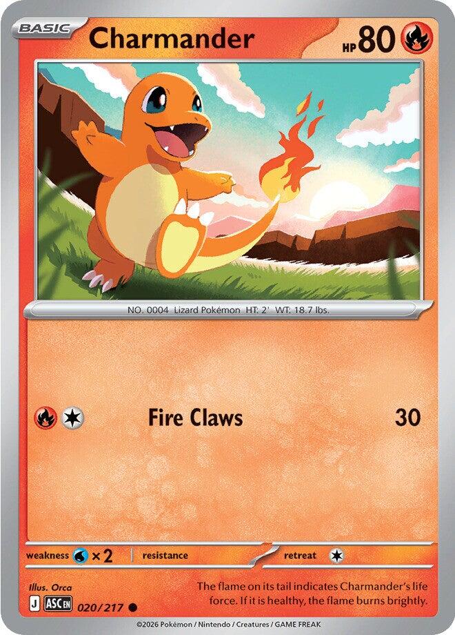 Charmander (020/217) [Mega Evolution: Ascended Heroes] | Black Swamp Games