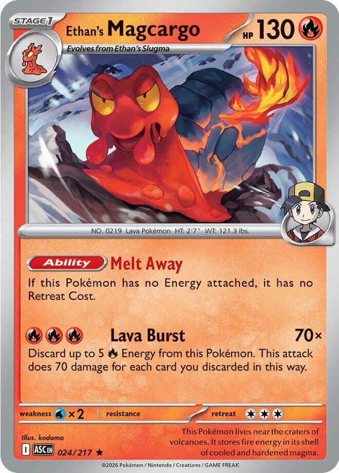 Ethan's Magcargo (024/217) [Mega Evolution: Ascended Heroes] | Black Swamp Games