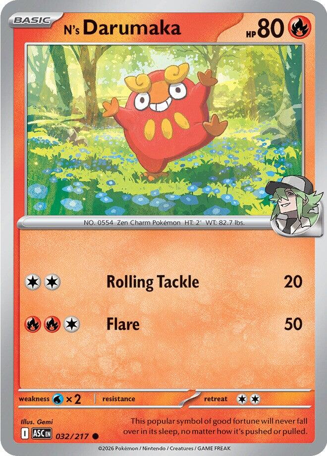 N's Darumaka (032/217) [Mega Evolution: Ascended Heroes] | Black Swamp Games