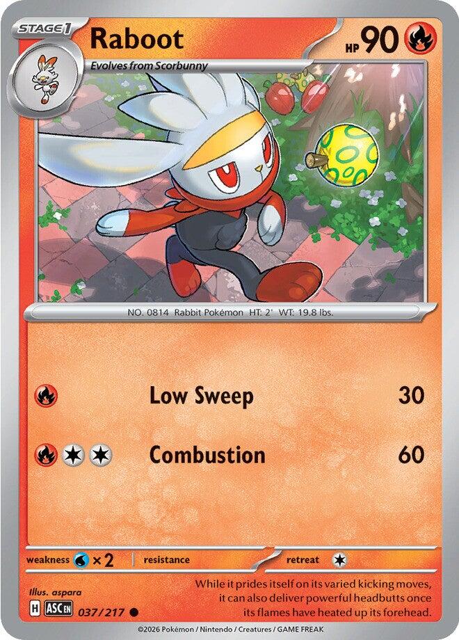 Raboot (037/217) [Mega Evolution: Ascended Heroes] | Black Swamp Games