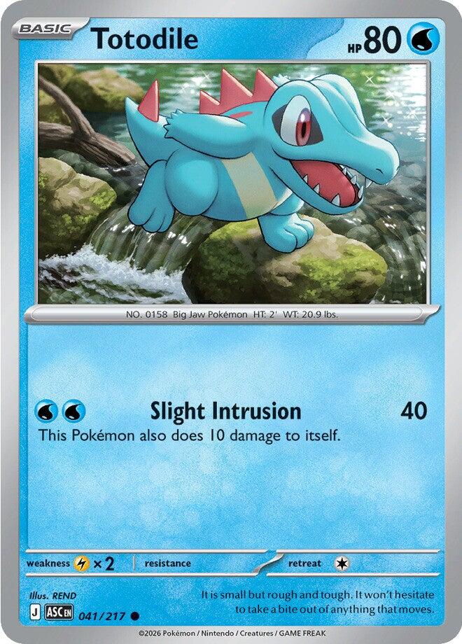 Totodile (041/217) [Mega Evolution: Ascended Heroes] | Black Swamp Games