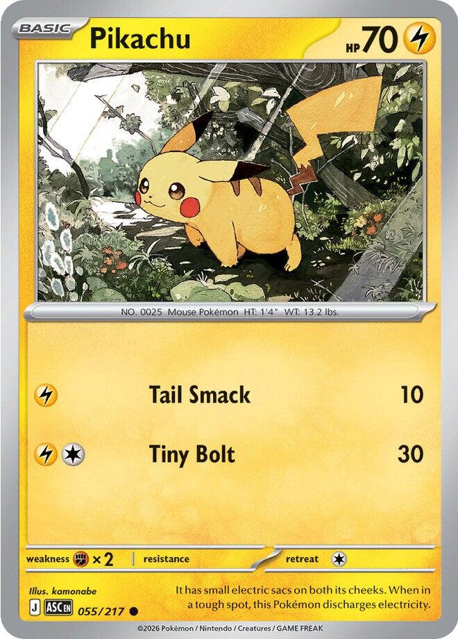 Pikachu (055/217) [Mega Evolution: Ascended Heroes] | Black Swamp Games