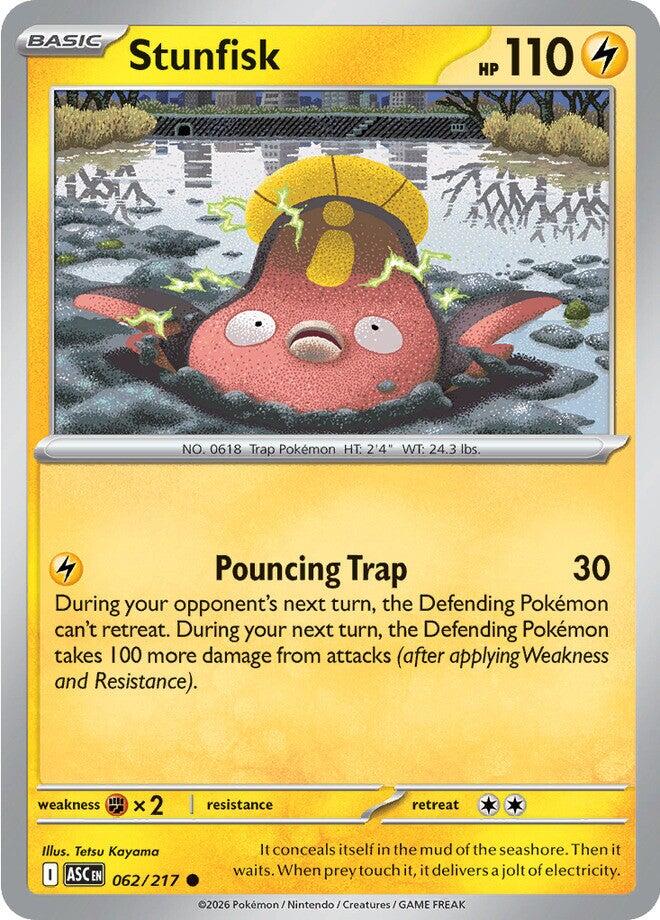 Stunfisk (062/217) [Mega Evolution: Ascended Heroes] | Black Swamp Games