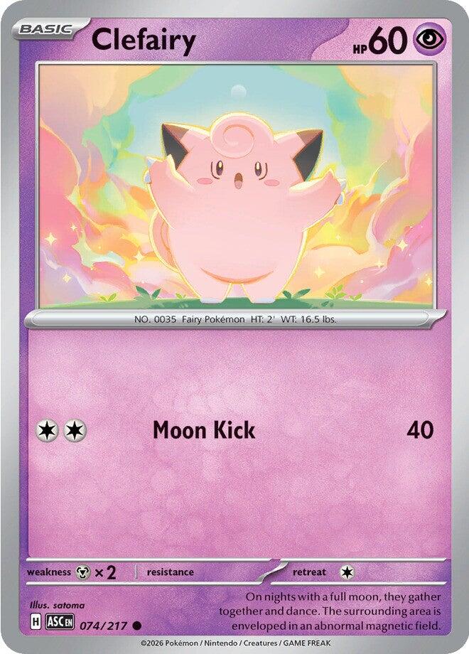 Clefairy (074/217) [Mega Evolution: Ascended Heroes] | Black Swamp Games