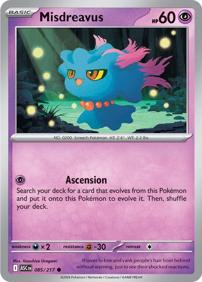 Misdreavus (085/217) [Mega Evolution: Ascended Heroes] | Black Swamp Games