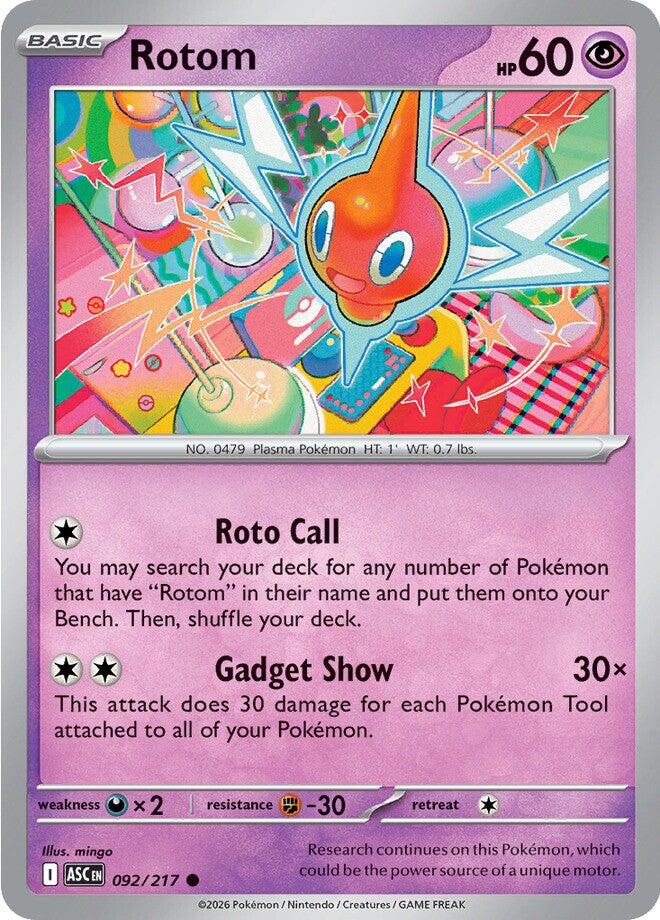 Rotom (092/217) [Mega Evolution: Ascended Heroes] | Black Swamp Games