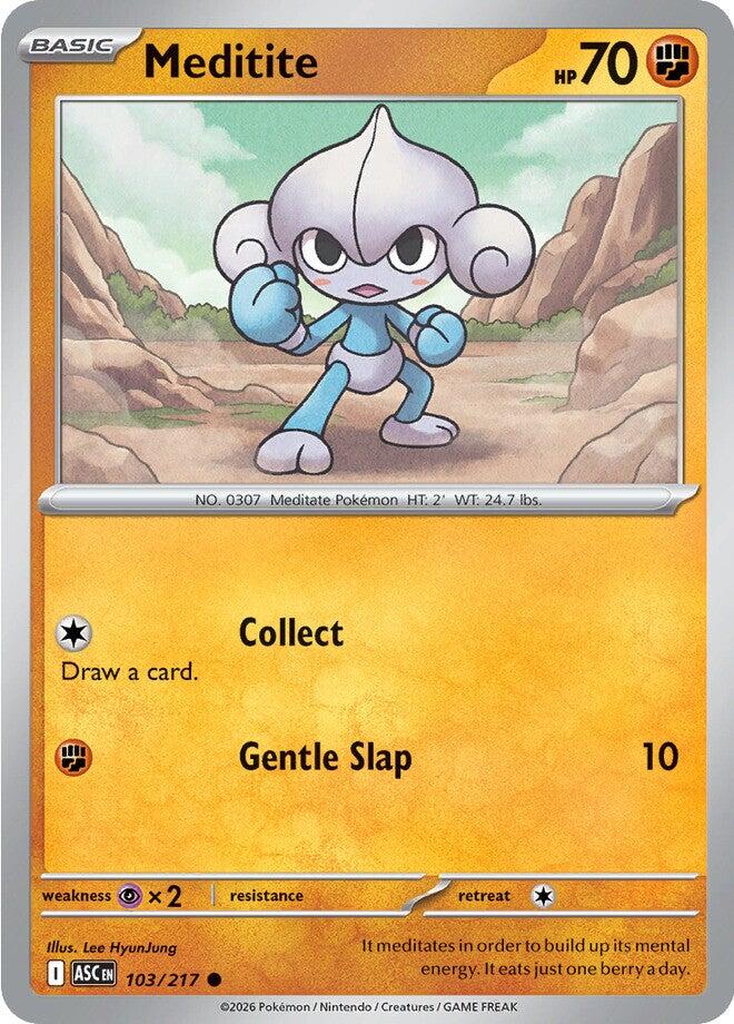 Meditite (103/217) [Mega Evolution: Ascended Heroes] | Black Swamp Games