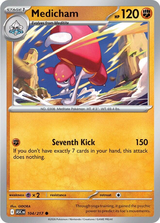 Medicham (104/217) [Mega Evolution: Ascended Heroes] | Black Swamp Games