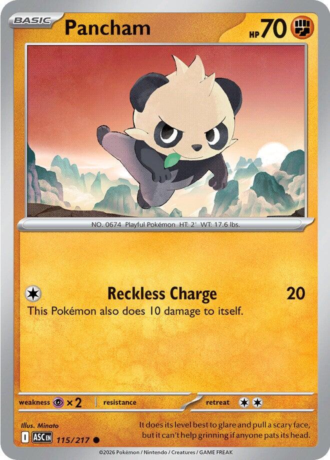Pancham (115/217) [Mega Evolution: Ascended Heroes] | Black Swamp Games