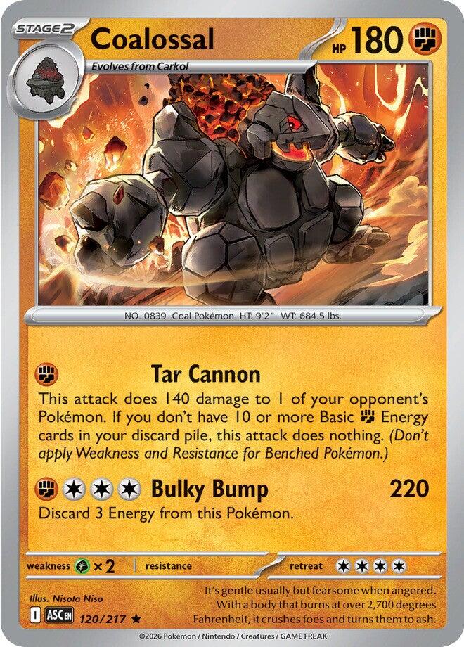 Coalossal (120/217) [Mega Evolution: Ascended Heroes] | Black Swamp Games