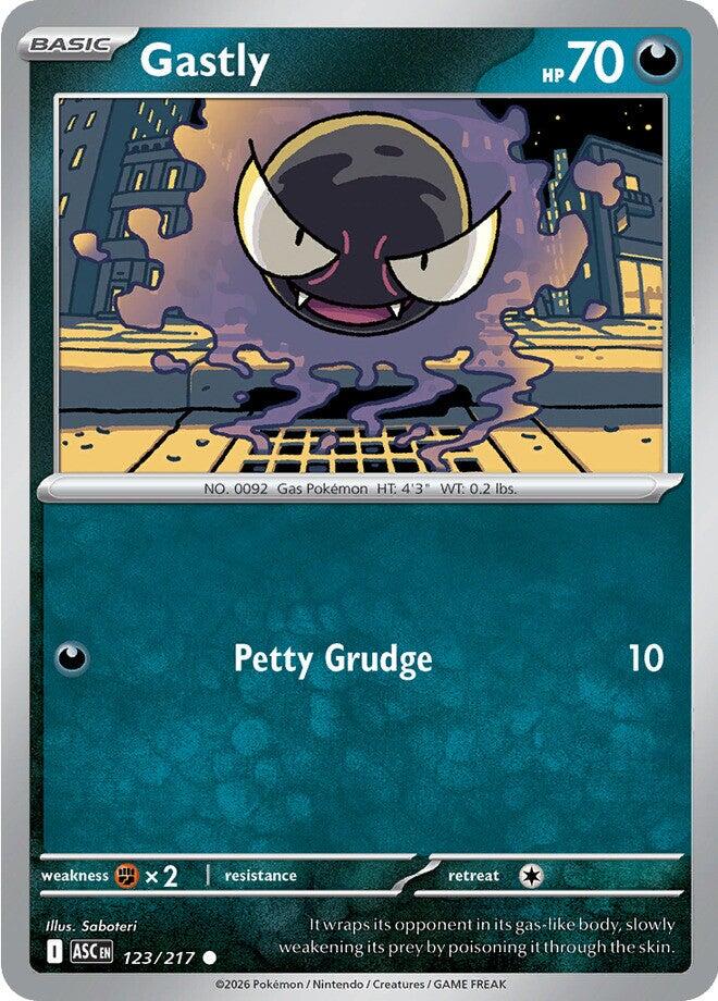 Gastly (123/217) [Mega Evolution: Ascended Heroes] | Black Swamp Games