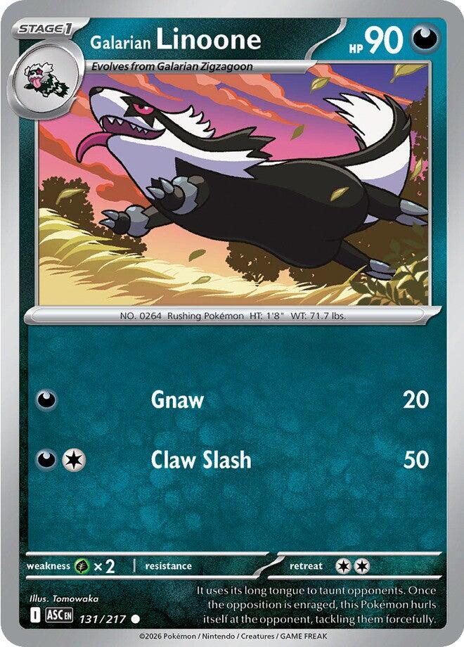 Galarian Linoone (131/217) [Mega Evolution: Ascended Heroes] | Black Swamp Games