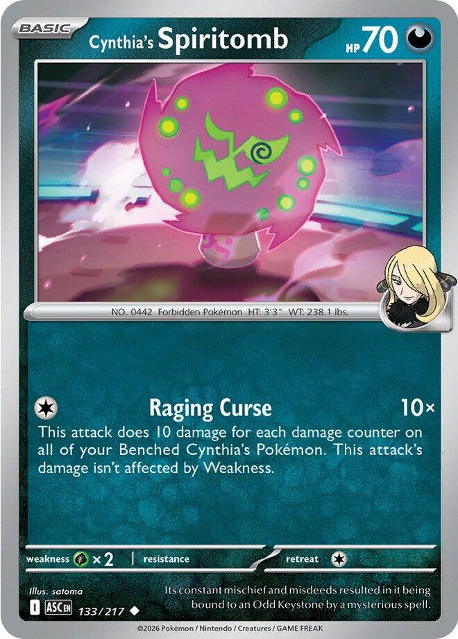 Cynthia's Spiritomb (133/217) [Mega Evolution: Ascended Heroes] | Black Swamp Games