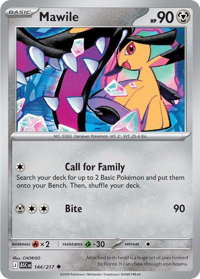 Mawile (144/217) [Mega Evolution: Ascended Heroes] | Black Swamp Games