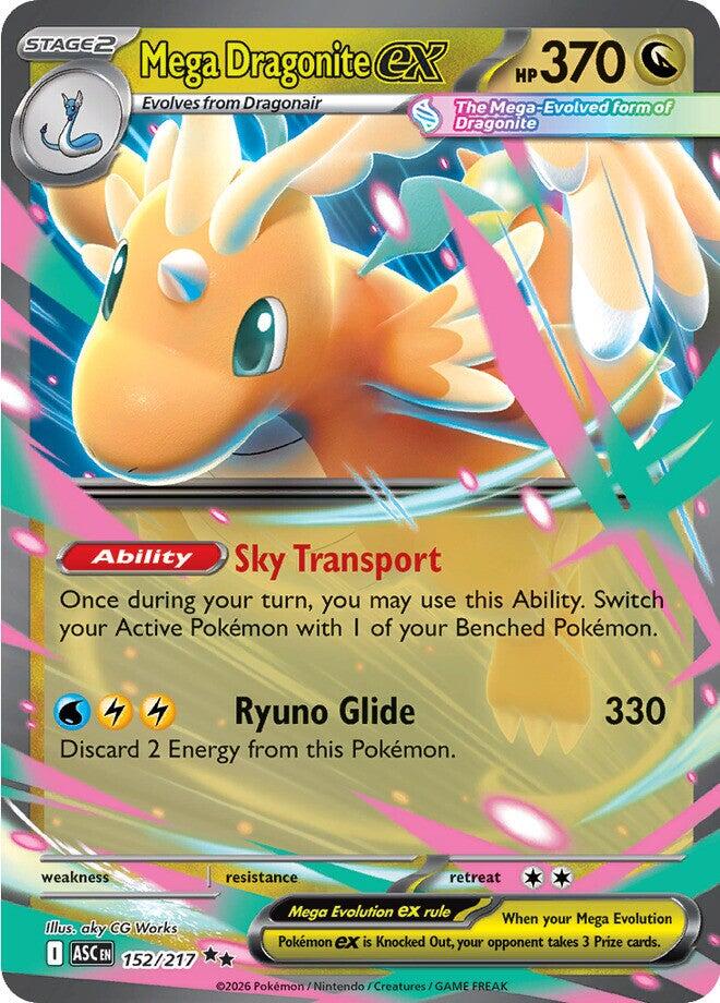 Mega Dragonite ex (152/217) [Mega Evolution: Ascended Heroes] | Black Swamp Games
