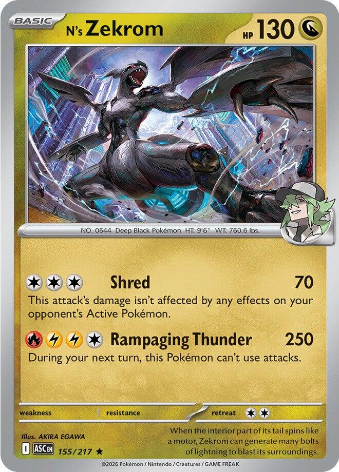 N's Zekrom (155/217) [Mega Evolution: Ascended Heroes] | Black Swamp Games