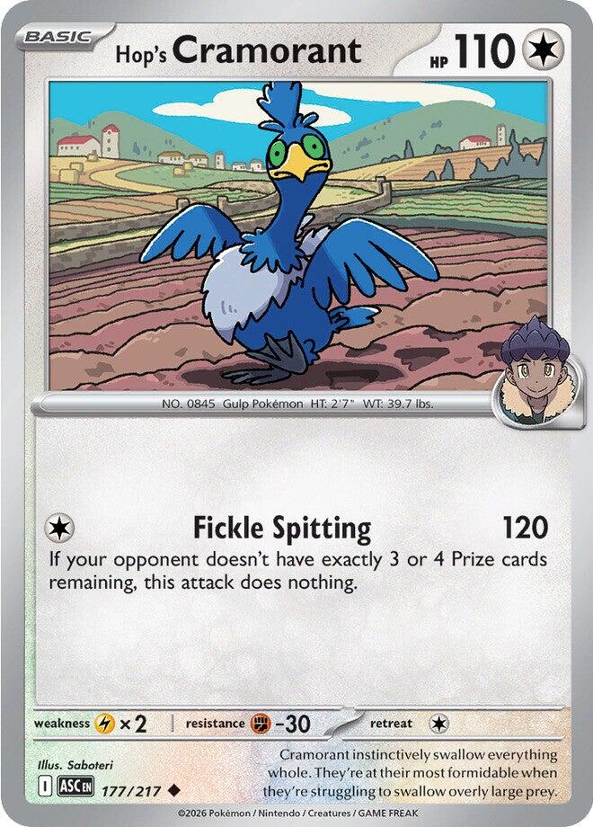 Hop's Cramorant (177/217) [Mega Evolution: Ascended Heroes] | Black Swamp Games