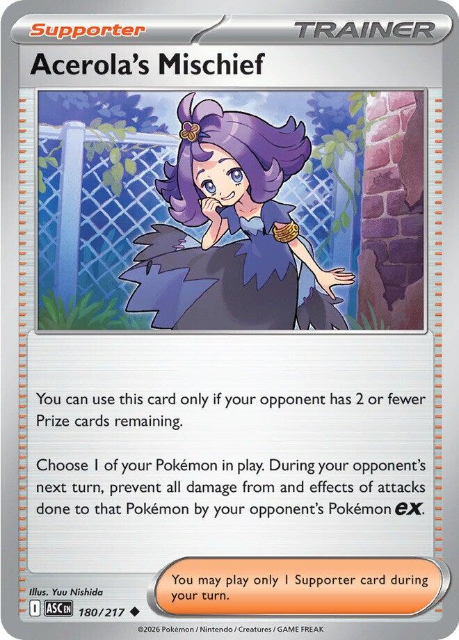 Acerola's Mischief (180/217) [Mega Evolution: Ascended Heroes] | Black Swamp Games