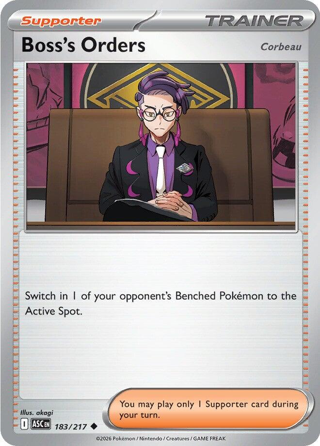 Boss's Orders [Corbeau] - 183/217 [Mega Evolution: Ascended Heroes] | Black Swamp Games