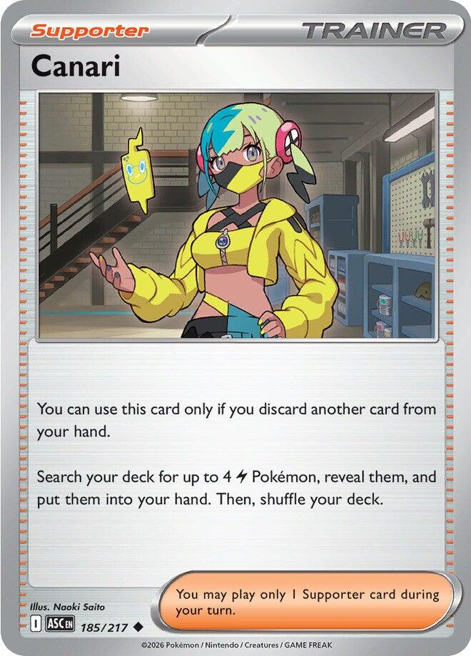 Canari (185/217) [Mega Evolution: Ascended Heroes] | Black Swamp Games