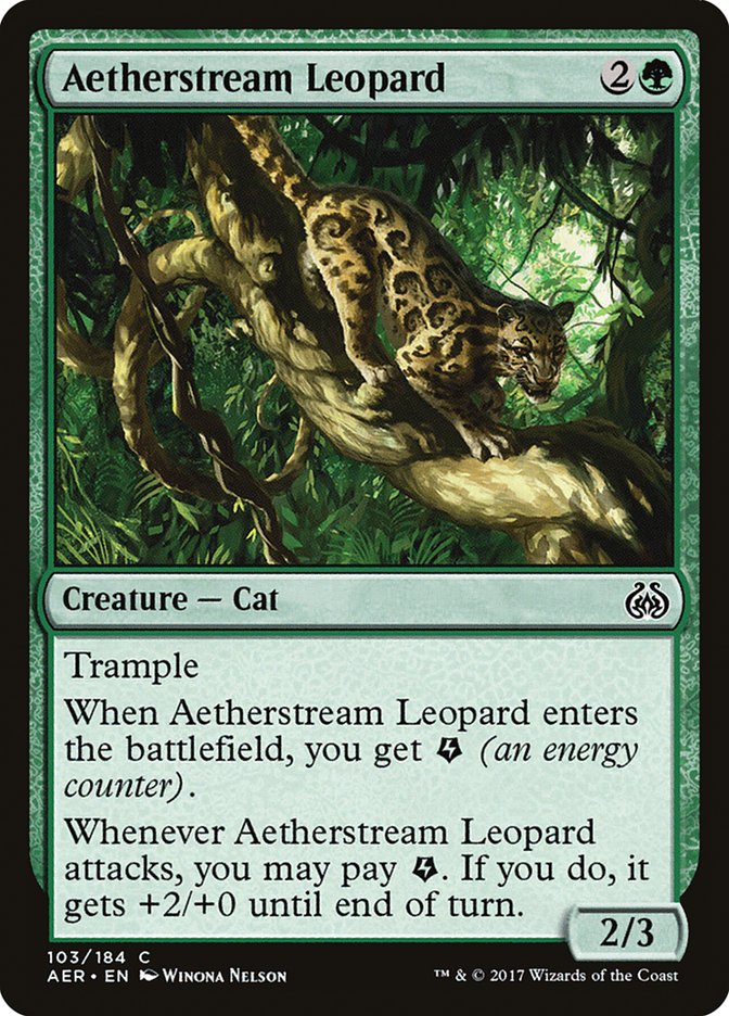 Aetherstream Leopard [Aether Revolt] | Black Swamp Games