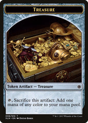 Vampire // Treasure Double-Sided Token [Ixalan Tokens] | Black Swamp Games