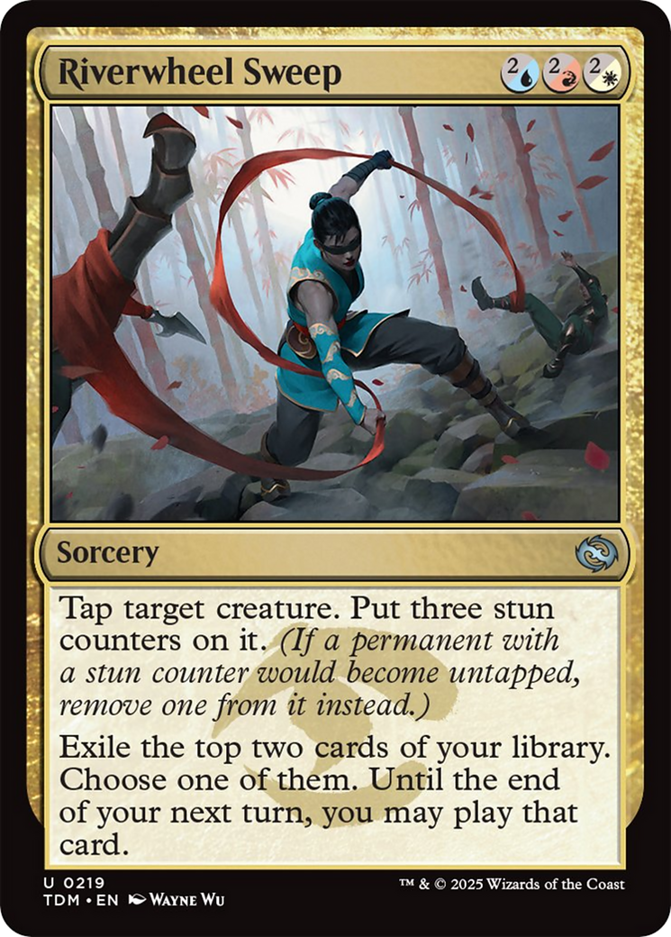 Riverwheel Sweep [Tarkir: Dragonstorm] | Black Swamp Games