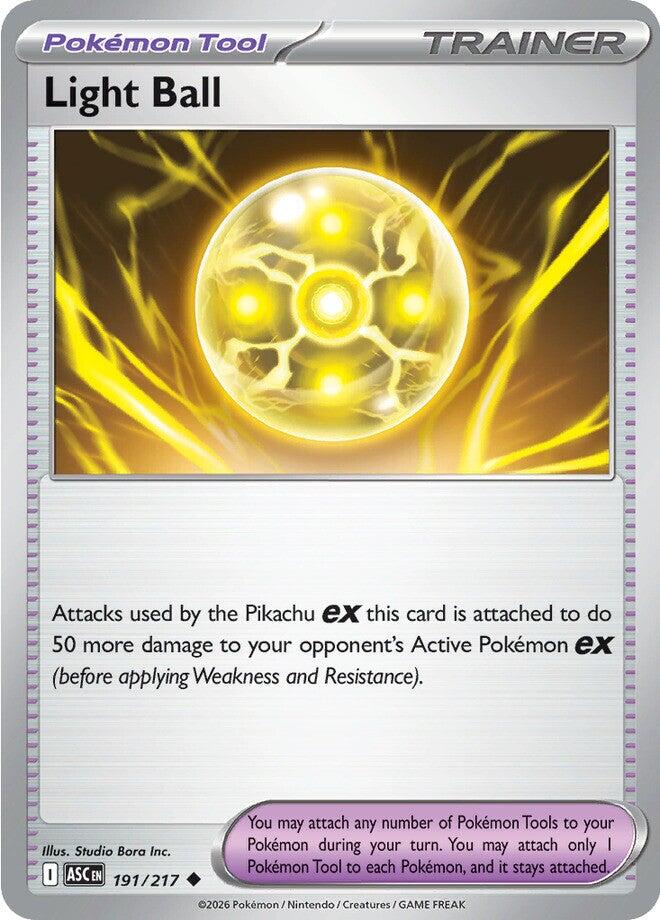 Light Ball (191/217) [Mega Evolution: Ascended Heroes] | Black Swamp Games