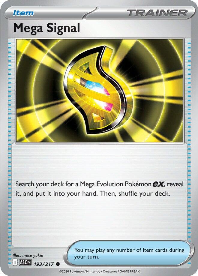 Mega Signal (193/217) [Mega Evolution: Ascended Heroes] | Black Swamp Games