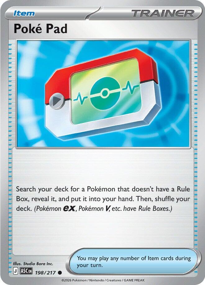 Poke Pad (198/217) [Mega Evolution: Ascended Heroes] | Black Swamp Games
