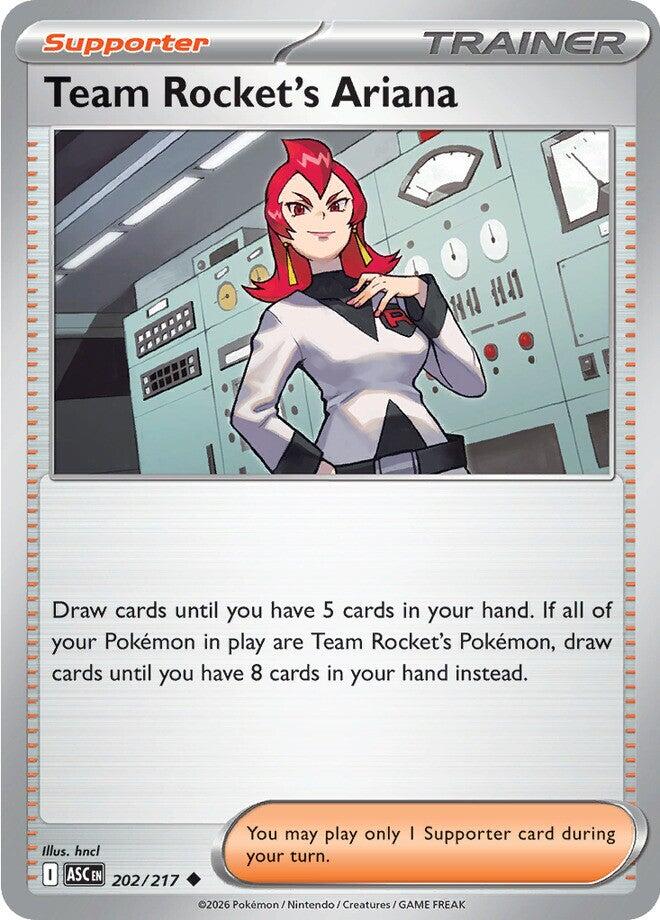 Team Rocket's Ariana (202/217) [Mega Evolution: Ascended Heroes] | Black Swamp Games