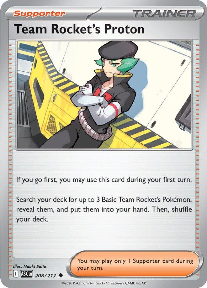 Team Rocket's Proton (208/217) [Mega Evolution: Ascended Heroes] | Black Swamp Games