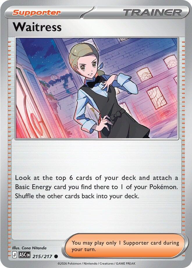Waitress (215/217) [Mega Evolution: Ascended Heroes] | Black Swamp Games