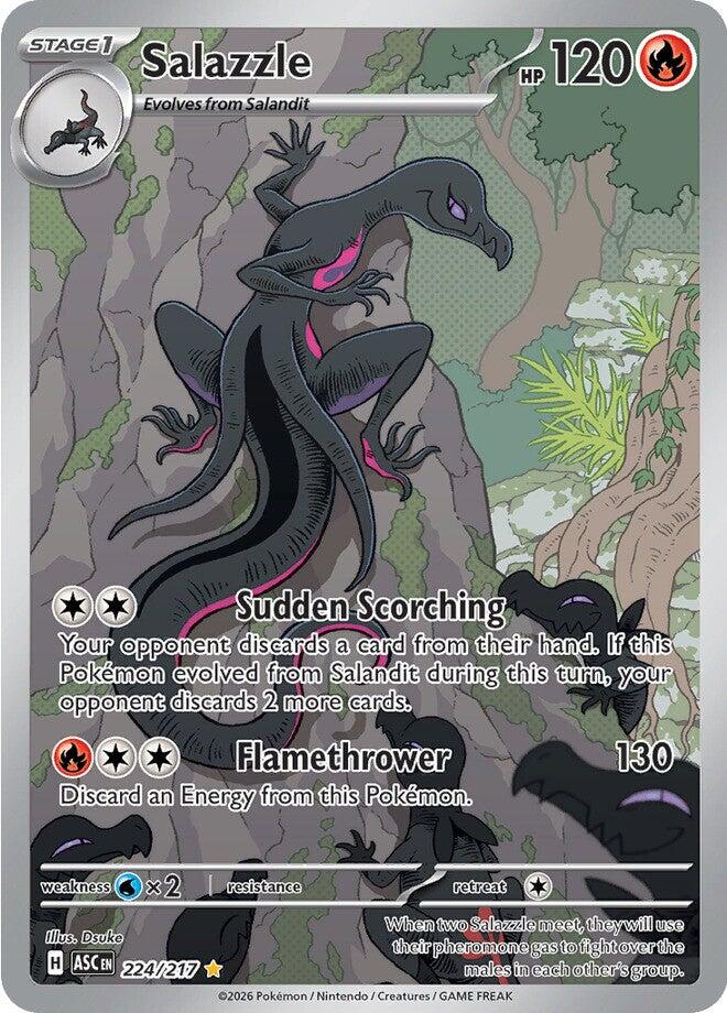 Salazzle (224/217) [Mega Evolution: Ascended Heroes] | Black Swamp Games