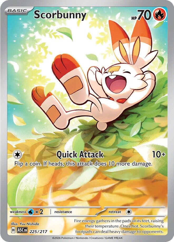 Scorbunny (225/217) [Mega Evolution: Ascended Heroes] | Black Swamp Games