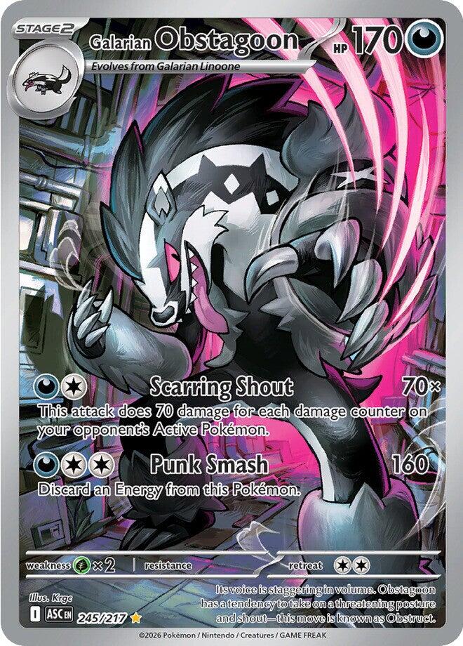 Galarian Obstagoon (245/217) [Mega Evolution: Ascended Heroes] | Black Swamp Games