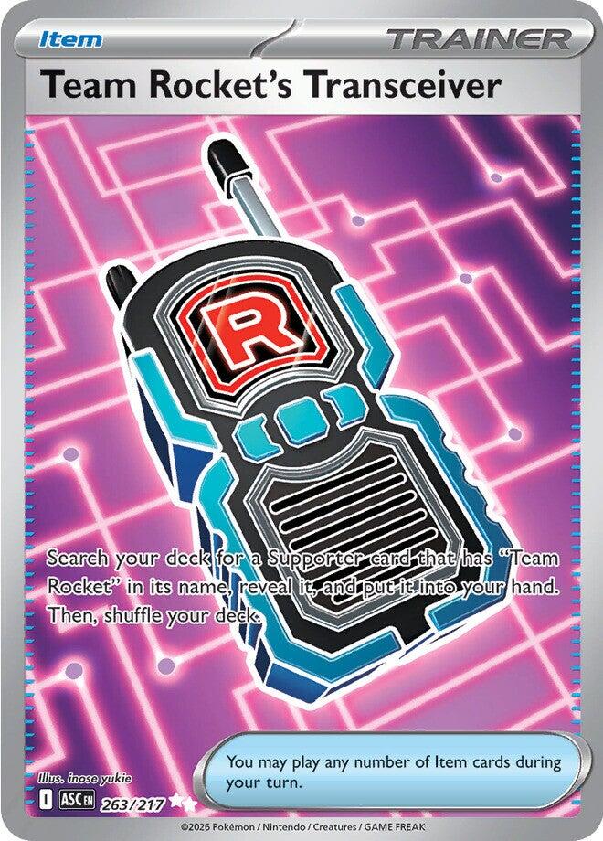 Team Rocket's Transceiver (263/217) [Mega Evolution: Ascended Heroes] | Black Swamp Games