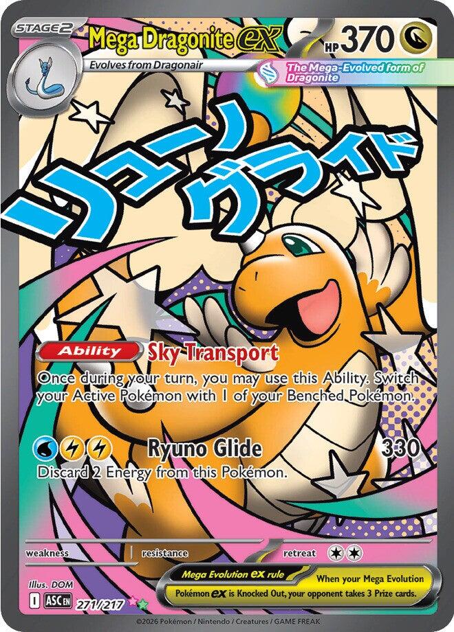 Mega Dragonite ex (271/217) [Mega Evolution: Ascended Heroes] | Black Swamp Games