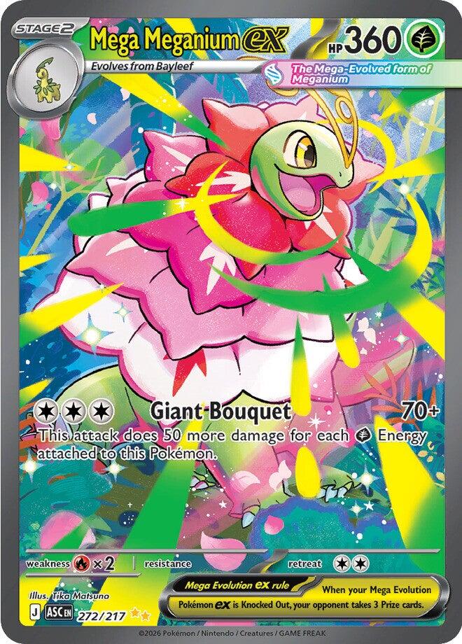 Mega Meganium ex (272/217) [Mega Evolution: Ascended Heroes] | Black Swamp Games