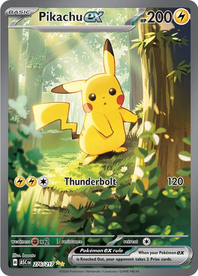 Pikachu ex (276/217) [Mega Evolution: Ascended Heroes] | Black Swamp Games