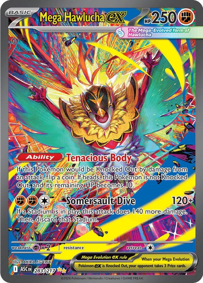 Mega Hawlucha ex (283/217) [Mega Evolution: Ascended Heroes] | Black Swamp Games