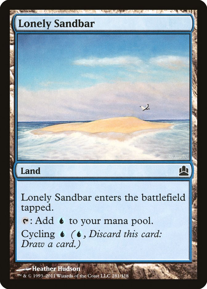 Lonely Sandbar [Commander 2011] | Black Swamp Games