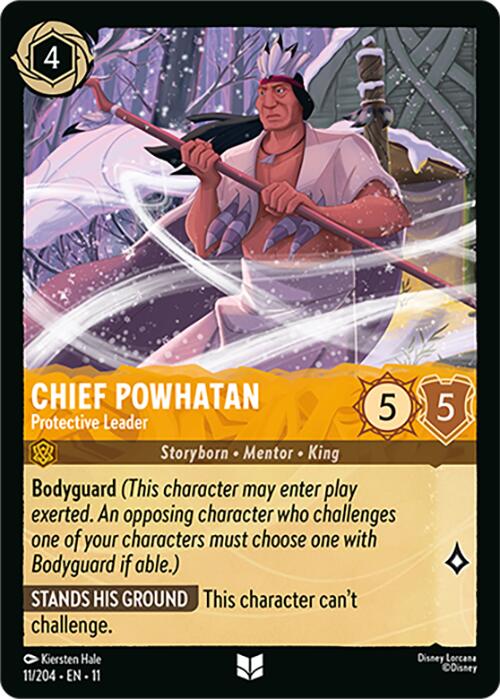 Chief Powhatan - Protective Leader (11/204) [Winterspell] | Black Swamp Games