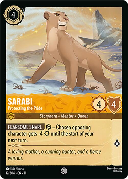 Sarabi - Protecting the Pride (12/204) [Winterspell] | Black Swamp Games