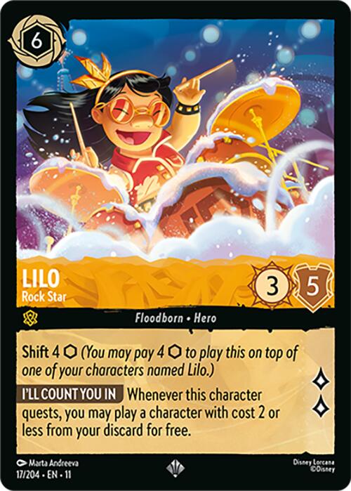 Lilo - Rock Star (17/204) [Winterspell] | Black Swamp Games