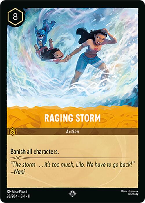 Raging Storm (28/204) [Winterspell] | Black Swamp Games